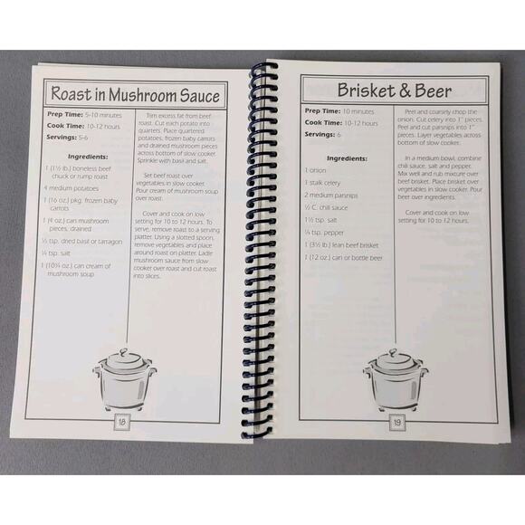 12-Hour Slow Cooker Recipes Cooking Book Spiral 2006 Paperback - Picture 4 of 15